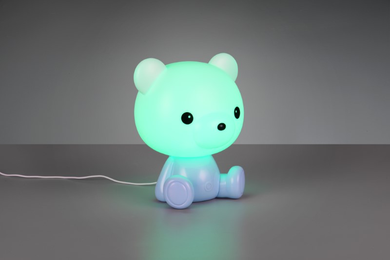 TRIO Reality R57991112 CUTIE dotyková stolná lampička v250mm SMD LED 0,3W/30lm 3000K modrá, ON/OFF