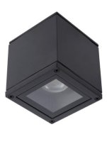 LUCIDE 22963/01/30 AVEN stropné okrúhle štvorcové svietidlo Gu10/50W čierna