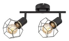 RABALUX 71066 Fran stropní bodové svítidlo/spot 2xE27 matná černá