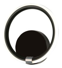 RABALUX 6969 Willow nástenné svietidlo LED 12W/750lm 4000K matná čierna, biela