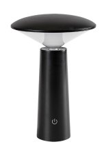 RABALUX 77147 Polperro dotyková stolní lampička nabíjecí V210mm LED 3W/180lm 2800+4000+6500K černá