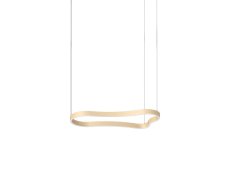 Ideal Lux 345222 WAVES závesné svietidlo LED 37W 4000/2130lm 3000K zlatá