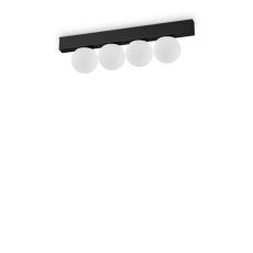 Ideal Lux 313283 PING PONG stropné svietidlo LED š309mm 12W 1000/740lm 3000K čierna