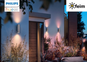 Zaobstarajte si ľubovoľné vonkajšie svetlá Philips Hue a získajte navyše darček v podobe Hue Outdoor senzora