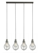 Searchlight 1384-4PW Balloon Cage závesné svietidlo E27 4 x 60W