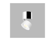 LED2 11508351 KLIP ON stropné bodové nastaviteľné sklopné svietidlo 11W/770lm 3000K chróm/biela