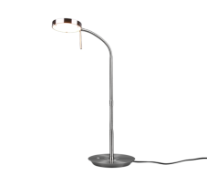 TRIO 523310107 MONZA stolové svietidlo LED 12W/1400lm 2300+3000+4000K matný nikel, stmievateľné
