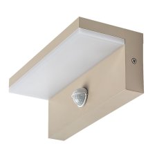 Vonkajšie nástenné svietidlo so senzorom LED 830lm 2700 / 4000 / 6500K béžová IP54 Rabalux Zaragoza 98077220