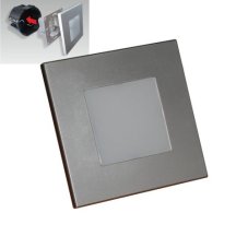 Emithor 48302 STEP LIGHT svítidlo do stěny LED 1W,60lm,4000K,stříbrná