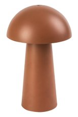 RABALUX 76039 Mireo dotyková stolná lampička V200mmLED 1,5W/150/60lm 3000K IP44 hnedá, biela, vrátane batérie 3,7V 1200mAh