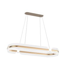 LED závěsné svítidlo 3900 lm 3000K zlatá ITALUX Sopla PND-63728-56W-3K-GD
