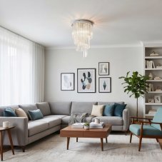 Stropné svietidlo Ideal lux 168920 CARLTON PL8 CROMO 8xE14 40W chróm