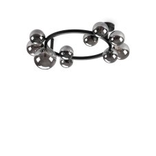 Ideal Lux 309286 PERLAGE stropné svietidlo 10xG9 čierna, dymová