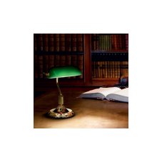 Stolová lampa Ideal lux 013657 LAWYER TL1 OTTONE 1xE27 60W