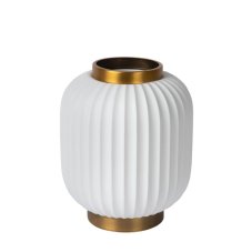 LUCIDE 13135/01/31 GOSSE Přisazené stropní svítidlo E27 1x40W bílá, matné zlato/mosaz