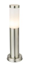GLOBO 3158 BOSTON venkovní stojanové svítidlo/sloupek V450mm 1xE27 IP44 nerez, opál