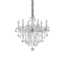 Závesné svietidlo/Luster Ideal lux 035628 FLORIAN SP6 CROMO 6xE14 40W