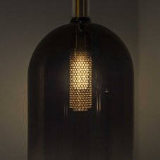 Ideal Lux 309804 EMPIRE závesné svietidlo 1xG9 D120mm čierna, šedá