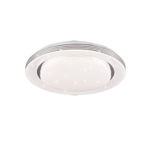 TRIO R67041000 ATRIA stropní svítidlo LED D380mm 18W/1500lm 3000-6000K, bílá, stmívatelné, dálkové ovládaní, starlight