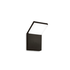 Ideal lux 322636 OUTDOOR STYLE venkovní nástěnné svítidlo LED 9W 1050/790lm 3000K IP54 černá