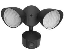 LUTEC CONNECTED 7622220012 DRACO venkovní security nástěnné svítidlo LED 19W 1200lm 5000K IP44 černá, kamera, pohybový senzor