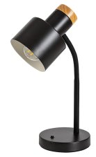 Stolové svietidlo 1x E27 čierna IP20 Rabalux PASTRO 74096