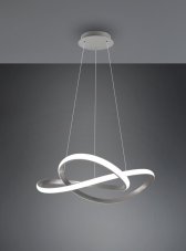 TRIO Reality R32051407 COURSE závěsné svítidlo SMD LED 27,5W/3150lm 4000K matný nikl, bílá, switchdimmer