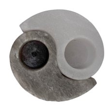 RABALUX 76034 Soluna dekoračný stojan na sviečku D120mm čierna, biela