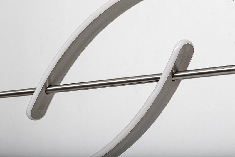 RABALUX 72233 Jarnelle závesné svietidlo LED 35W/2450lm 3000K saténová chrómová, biela