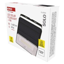 EMOS ZG122S LED reflektor solárny SOLO so senzorom pohybu, neutrálna biela
