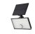 RABALUX 77129 Zavod solárne nástenné svietidlo/reflektor so senzorom LED 8W/800lm 5000K IP65 čierna