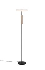 TRIO 454910165 CELESTE stojací lampa V1600mm SMD LED 15W/1750lm 3000K černá, kávová