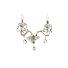 Nástěnné svítidlo Ideal lux 087757 NEGRESCO AP2 ORO 2xE14 40W