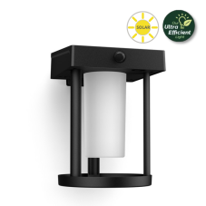 Philips 8720169263895 UltraEfficient Solar Camill solární nástěnné svítidlo se senzorem LED 1,4W 250/25lm 3000K IP44 černá