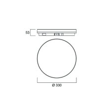 Sylvania 0043512 stropní svítidlo START SURFACE SLIM IP54 ROUND 2500lm 2CCT D WH