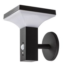 RABALUX 77044 Geleen solární nástěnné svítidlo se senzorem LED 4W/400lm 3000K IP44 černá, bílá