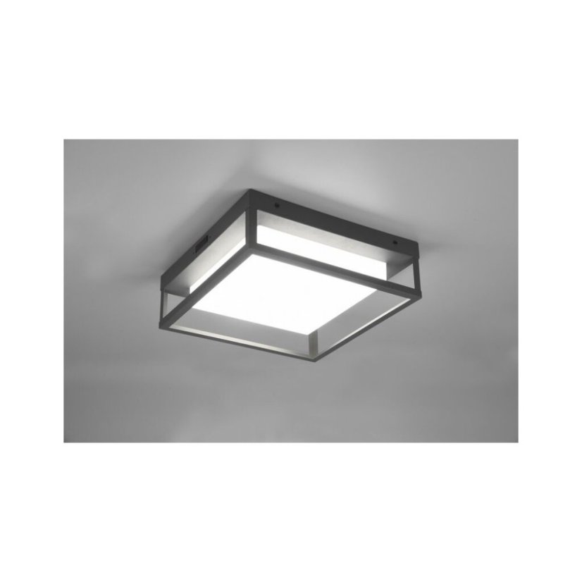 TRIO 677860142 WITHAM exteriérové stropné svietidlo SMD LED V100mm 14W/1550lm 2300+3000+4000K IP54 antracit