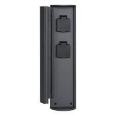 LUCIDE 27849/12/29 POWERPOINT exteriérový zásuvkový stĺpik Type F - EUR/RUS IP44 antracitová (bez kolíka)