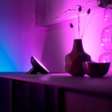 Philips HUE Bloom Gen4 EU / UK dekorační stolní LED svítilna 7.1W / 500lm 2000-6500K černá Bluetooth