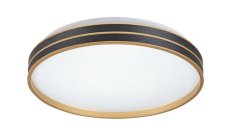 RABALUX 71141 Gandor stropné svietidlo LED D390mm 24W/1850lm 3000-6500K čierna, biela, stmievateľné, diaľkový ovládač