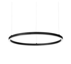 Ideal Lux 304397 ORACLE SLIM závesné svietidlo LED D700mm 39W 4150/2140lm 3000K čierna, DALI