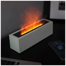 Immax 08976L FLAME aroma difuzér a zvlhčovač vzduchu, imitace plamene 10W, bílá, černá, nastavení barev-žlutá, modrá