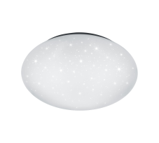 TRIO 686014000 PAOLO stropné svietidlo LED D370mm 15W/1500lm 4000K IP44 biela, starlight efekt