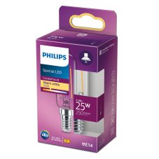 Philips 8718699783334 LED classic žárovka 2,1W/25W 250lm T25L 2700K E14 do ledničky a digestorě