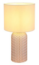 GLOBO 21735CH SOFIA stolní lampa V500mm 1xE27 champagne
