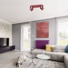 Rabalux 5038 April bodové svítidlo / spot 320mm 2xGU10 2x5W IP20 červená