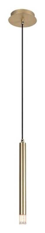 RABALUX 72357 Ramira závesné svietidlo D30mm 1xG9 zlatá, priehľadná