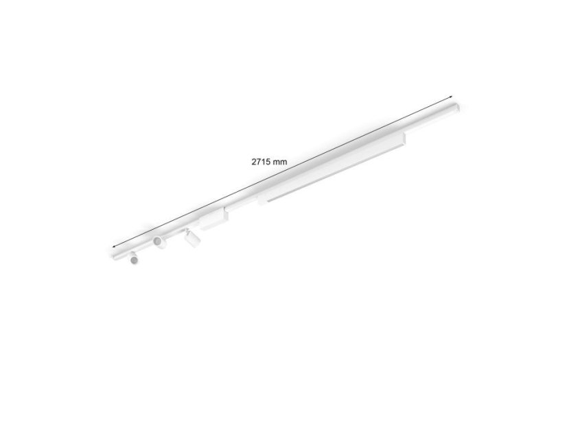 8719514407824 Philips Hue White and Color Ambiance Perifo LED stropní svítidlo bodové - souprava s lištou 44,6W/3x490lm,1x1700lm 2000-6500K+RGB bílé