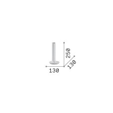 Stolní lampa LED 3000K modrá IP20 Ideal Lux DORICA 366104