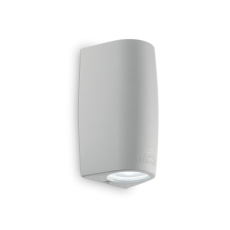 Exteriérové ​​nástěnné svítidlo Ideal lux 147796 KEOPE AP2 SMALL GRIGIO 2xGU10 6W 4000K šedá IP55